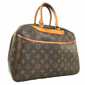 【1円～】ルイヴィトン Louis Vuitton バッグ ハンドバッグ ドーヴィル モノグラム M47270 レザー ブラウン 中古