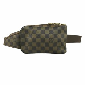 【1円～】ルイヴィトン Louis Vuitton バッグ ウエストバッグ ウエストポーチ ジェロニモス エベヌ ダミエ N51994 ブラウン 中古