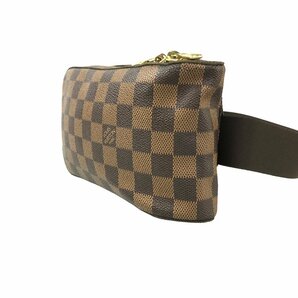 【1円～】ルイヴィトン Louis Vuitton バッグ ウエストバッグ ウエストポーチ ジェロニモス エベヌ ダミエ N51994 CA0024 ブラウン 中古の画像3