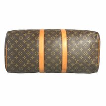 【1円～】 ルイヴィトン LOUIS VUITTON バッグ ボストンバッグ キーポル45 モノグラム M41428 SA824 レザー ブラウン ゴールド金具 中古_画像6