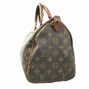 【1円～】 ルイ・ヴィトン LOUIS VUITTON ハンドバッグ ミニボストン スピーディ30 M41526 モノグラム レザー ブラウン 中古の画像3