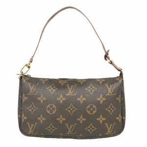 【1円～】 ルイヴィトン LOUIS VUITTON バッグ ハンドバッグ ポシェット モノグラム アクセソワール M51980 AR0020 ブラウン 中古