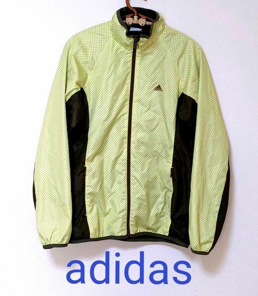 【adidas アディダス】ナイロンジャケット　ナイロンジャンパー　ウインドブレーカー　Mサイズ