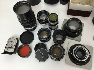 ●営KW752-80　【カメラレンズまとめ】 FUJINAR-W 1:6.3 f=15cm / 1:4.5 21cm / ミノルタ AF 135mm 1:2.8 / Super-Takumar 1:1.8/55 他 ③