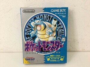 ●営KZ802-60-M【箱/取扱説明書付き】 Nintendo 任天堂 GAME BOY ゲームボーイ ポケットモンスター 青 ポケモン