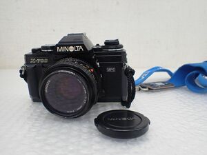 OH081-60　⑥ MINOLTA ミノルタ X-700　ブラックボディ MF一眼レフカメラ/レンズ MD ROKKOR 50mm F1.7　中古現状品