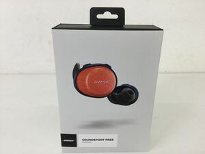 ●営ST818-60　Bose ボーズ ワイヤレスイヤホン SoundSport Free 774373-0030 オレンジxネイビー Bluetooth