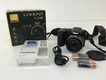 ●代VT041-80 Nikon COOLPIX L340 NIKKOR 4.0-112mm　1:3.1-5.9　 ニコン コンパクトデジタルカメラ_画像1