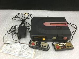 OH160-120【通電動作確認済み】シャープ(sharp)ツインファミコン 本体 初期型 AN-500B ファミコン FC ディスクシステム 互換機/保証書付t