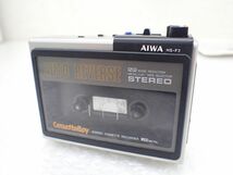 D855-60　AIWA アイワ Cassette Boy カセットボーイ HS-F2 ポータブルカセットプレイヤー 本体　取扱説明書・ビニールカバー_画像2