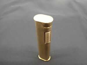 D854-60-M　 dunhill ダンヒル ゴールド PLAQUE G 20MICRONS ガスライター 喫煙具 タバコグッズ ローラー式 スイス製 中古現状品