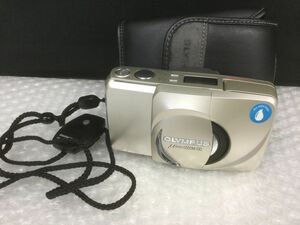 D792-60-M【中古　通電動作確認済み】OLYMPUS オリンパス コンパクトフィルムカメラ OLYMPUS μ [mju;] zoom130 ミュー シャンパンゴールド