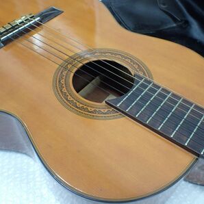 D907-160 全音ギター製作所謹製 銀玲 クラシックギター 弦楽器 ソフトケース付き の画像9