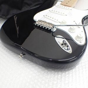 D986-160 ④Fender Japan フェンダージャパン エレキギター ST-50 BLK/M ストラトキャスター Sシリアル 付属品・ソフトケースの画像6