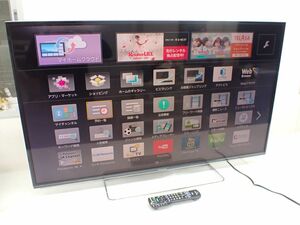 営SA290-250C　Panasonic パナソニック VIERA ビエラ TH-50AX800F 液晶テレビ 50V型 4K 2015年製　リモコン・B-CASカード 中古稼働品