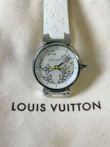 営AD728-60◆ LOUIS VUITTON ルイヴィトン RR3546 Q121C タンブール クォーツ レディース 腕時計 袋あり（ジャンク品）