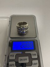 営KZ287-60◆ CHROME HEARTS クロムハーツ キーパーリング 1992 sterling スターリング シルバー 指輪サイズ約16号 総重量20.08g_画像8