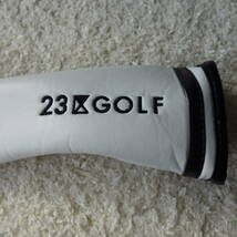 ★ 美品！ 23区 GOLF DEPUIS 1996 ホワイト UT用 切替タグ(U2.U3.U4.U5.U6)付きヘッドカバー！ ★_画像4