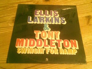 ★未開封！LP：ELLIS LARKINS & TONY MIDDLETON SWINGIN' FOR HAMP エリス・ラーキンス：US盤