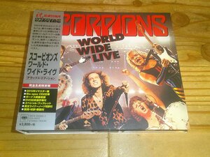 デジパック仕様 CD BSCD2+DVD：SCORPIONS スコーピオンズ ワールド・ワイド・ライヴ デラックス・エディション：帯付