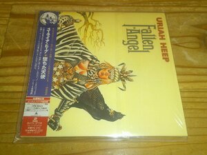 紙ジャケCD：URIAH HEEP ユーライア・ヒープ 堕ちた天使：帯付；シュリンク付；ボーナストラック付；アップグレートマスタリング