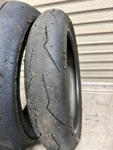 PIRELLI ピレリ ディアブロ スーパーコルサ sc1 sc2 120/70zr17 190/55zr17 中古タイヤ　2本セット_画像4