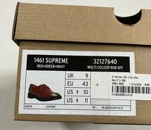 新品 24ss Supreme × Dr.Martens 1461 3 Eye Shoe Red 28cm US10 シュプリーム ドクターマーチン UK9 レッド_画像5