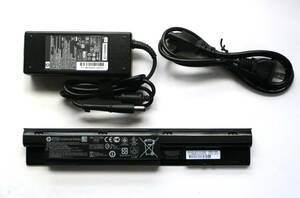 HP ProBook 450 G1 ACアダプター(新品）、バッテリー（中古）　ジャンク扱いNC/NRで