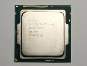 デスクトップ用CPU 第４世代 Intel Core i7 4770　(K無し） 3.4GHz 4コア8スレッド HasWell　ノークレームノーリターンで　ジャンク扱いで