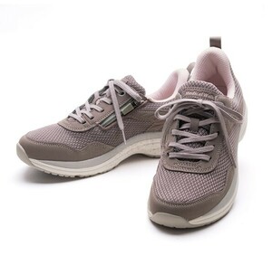  новый товар / прогулочные туфли /24.5 см /13200 иен / Asahi medical walk WK/L031/ Berry / широкий /4E/ колено / застежка-молния / вне .. палец свободно 
