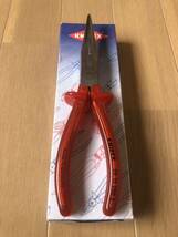 KNIPEX 2615-200S チャーマスプライヤー クリアレッド/ トップウォーター ヘドン アムコ オールド スポーツザウルス ABU ダイワ シマノ_画像1