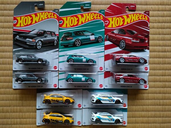 ホットウィール『ホンダ シビック アニバーサリー』10台セット Hot Wheels