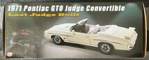 ACME 1:18 1971 ポンティアック PONTIAC GTO JUDGE CONVERTIBLE - LAST JUDGE BUILT_画像3