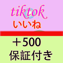 【おまけ500人Tiktok ティックトック いいね保証付き】SNS YouTube Twitter 自動増加ツール Instagram フォロワー チャンネル登録者_画像1