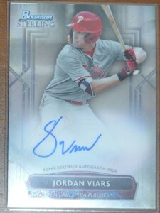 MLB TOPPS フィラデルフィア・フィリーズ ヨルダン バイアル Jordan Viarsbowman 直筆サイン auto