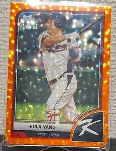 2023 Topps World Baseball Classic ヤン ウィジ梁 義智 Yang Eui-Ji 限定25枚 Foil wbc