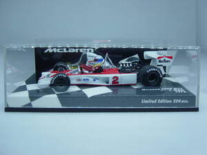 送料300円～ MINICHAMPS 1/43 McLaren FORD M23 1975 #2 J.MASS マクラーレン ヨッヘン・マス マルボロ Marlboro タバコデカール