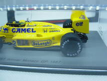 送料350円～ spark 1/43 Lotus 99T Winner Monaco GP 1987 #12 A.Senna ロータス アイルトン・セナ モナコGP キャメル CAMELデカール_画像5