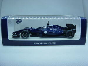 送料350円～ 【タイヤ溶けあり】spark 1/43 Williams FW36 Jerez Test Car 2014 #77 V.Bottas ウィリアムズ ボッタス プレシーズンテスト