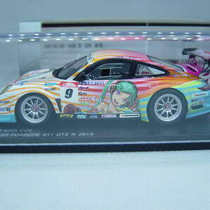 送料350円～ spark ポルシェ別注 1/43 GOODSMILERACING with COX HATSUNE MIKU×GSR PORSCHE 911 GT3 R 2010 グッドスマイル 初音ミクの画像2