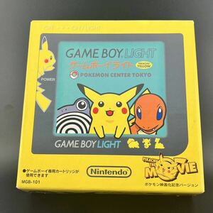 ★新品・未使用★Nintendo ゲームボーイライト 本体 ピカチュウ ポケモン 限定★作動確認済★画面焼けなし