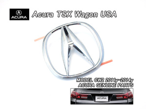 アコードツアラーCW1CW2【ACURA】アキュラTSXワゴン純正USエンブレム-リアセンターAマーク/USDM北米仕様ホンダACCORD.TOURERシンボルUSA