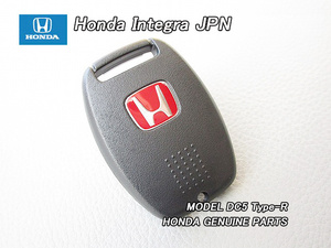 インテグラDC5【HONDA】ホンダINTEGRAタイプR純正JPキーカバー表側(赤色バックHマーク入り)/USDM国内仕様JDMアキュラRSXレッドTypeR.Type-R