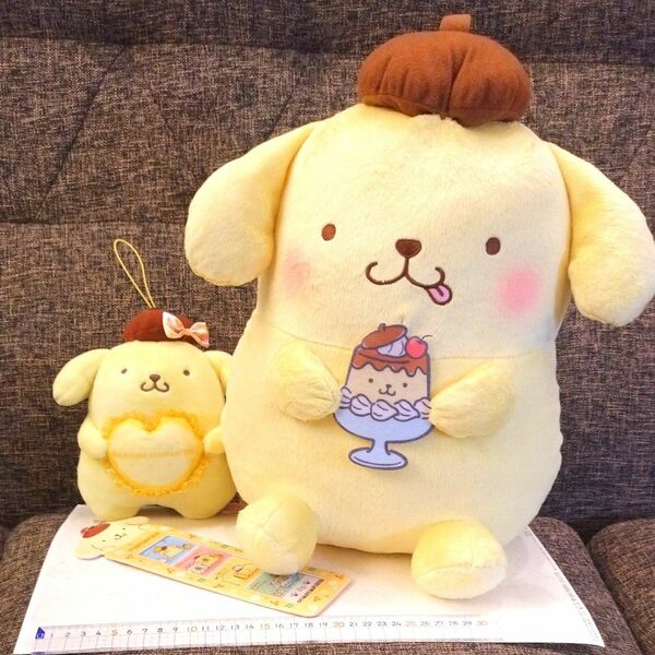 ポムポムプリン　ぬいぐるみ　フォトケース　3点セット　サンリオ　SANRIO