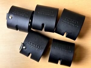 KNICKS 【 ニックス 】ベルトループ　黒　黒タグ　職人さん　電気工事　腰袋　道具袋　工具袋　ブラック　5つセット　まとめ売り