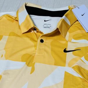 新品★ナイキ ゴルフ NIKE GOLF カモフラージュ柄 Dri-FIT 半袖ポロシャツ★サイズXL★送料185円