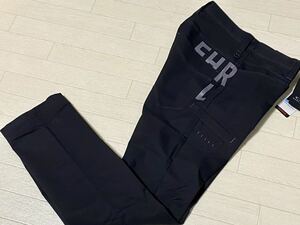 新品★オークリー ゴルフ ストライプ FHR カーゴ ストレート 吸汗速乾 ストレッチパンツ CARGO STRAIGHT/春夏/BK/w82/送料185円