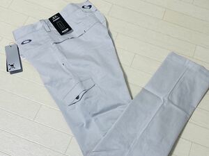 新品★オークリー ゴルフ スカル カーゴポケット ストレート ストレッチパンツ Skull Sequence Straight/春夏/グレー/w87