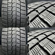 21年製深溝★DUNLOP WM02 225/55R17&BMW用軽量アルミ 4本 №240321-S1 F48 X1/F39 X2/7.5J +54 5H 112 検:純正ホイール*スタッドレスセット_画像3