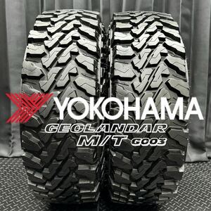 22年製9.5分山★ヨコハマ GEOLANDAR M/T G003 LT265/75R16 2本 №240329-B4 ランクル70 80*プラド ハイラックス FJ ジムニー*マッドタイヤ